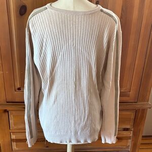Calvin Klein Beige Crewneck Sweater